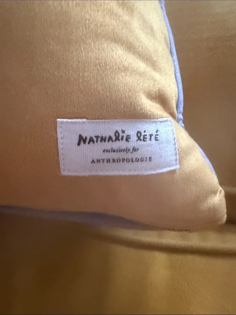 Anthropologie bright mustard